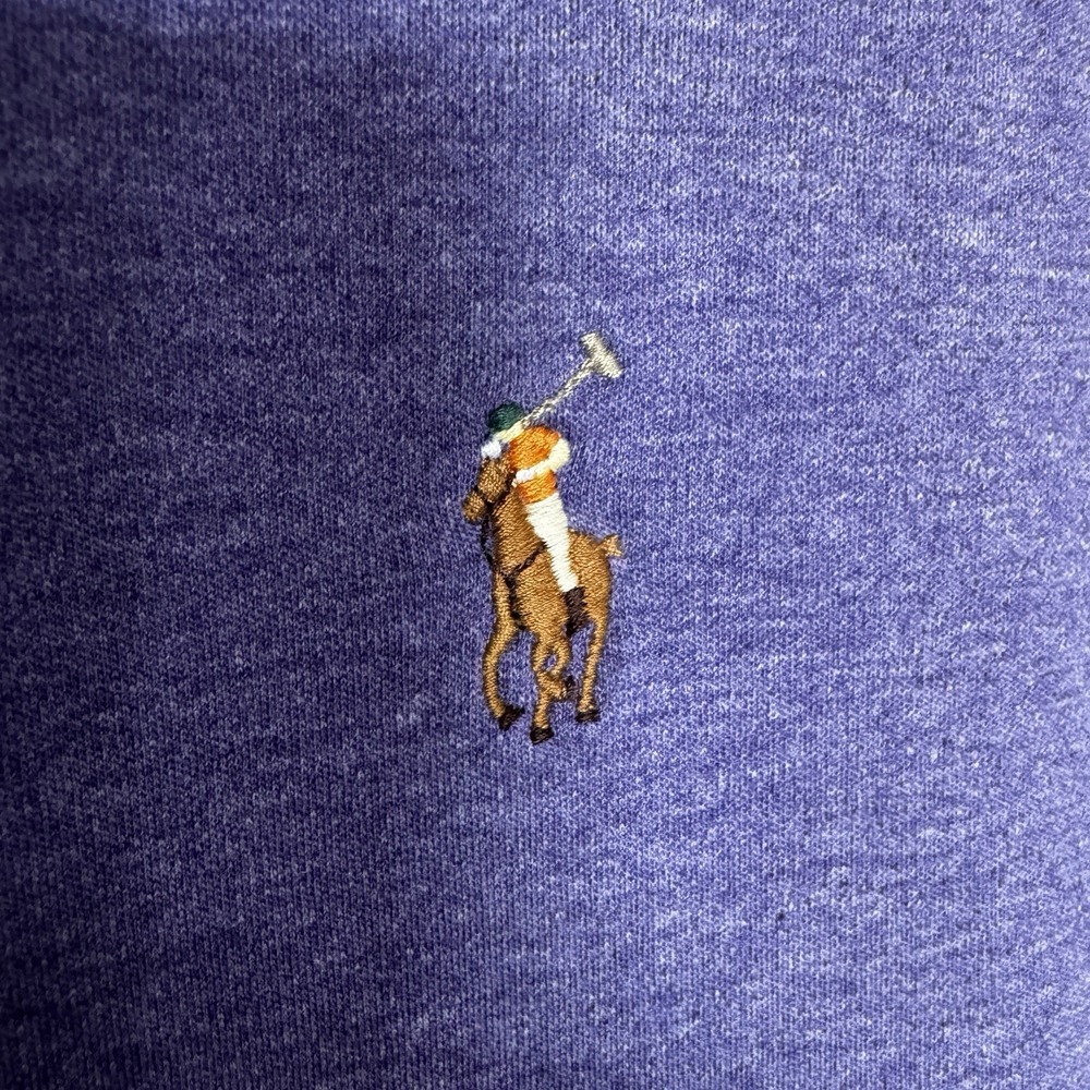 Polo Ralph Lauren Polo Shirt Mens XL Purple Heather Classic Fit Pony Soft Preppy - Picture 4 of 7